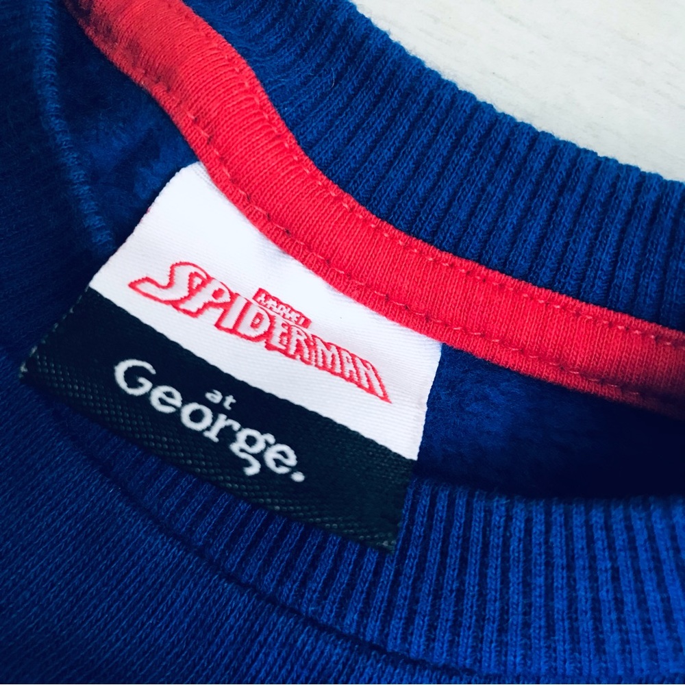 NWOT George Spiderman Sweatshirt 1.5-2 Years - Picture 4 of 6